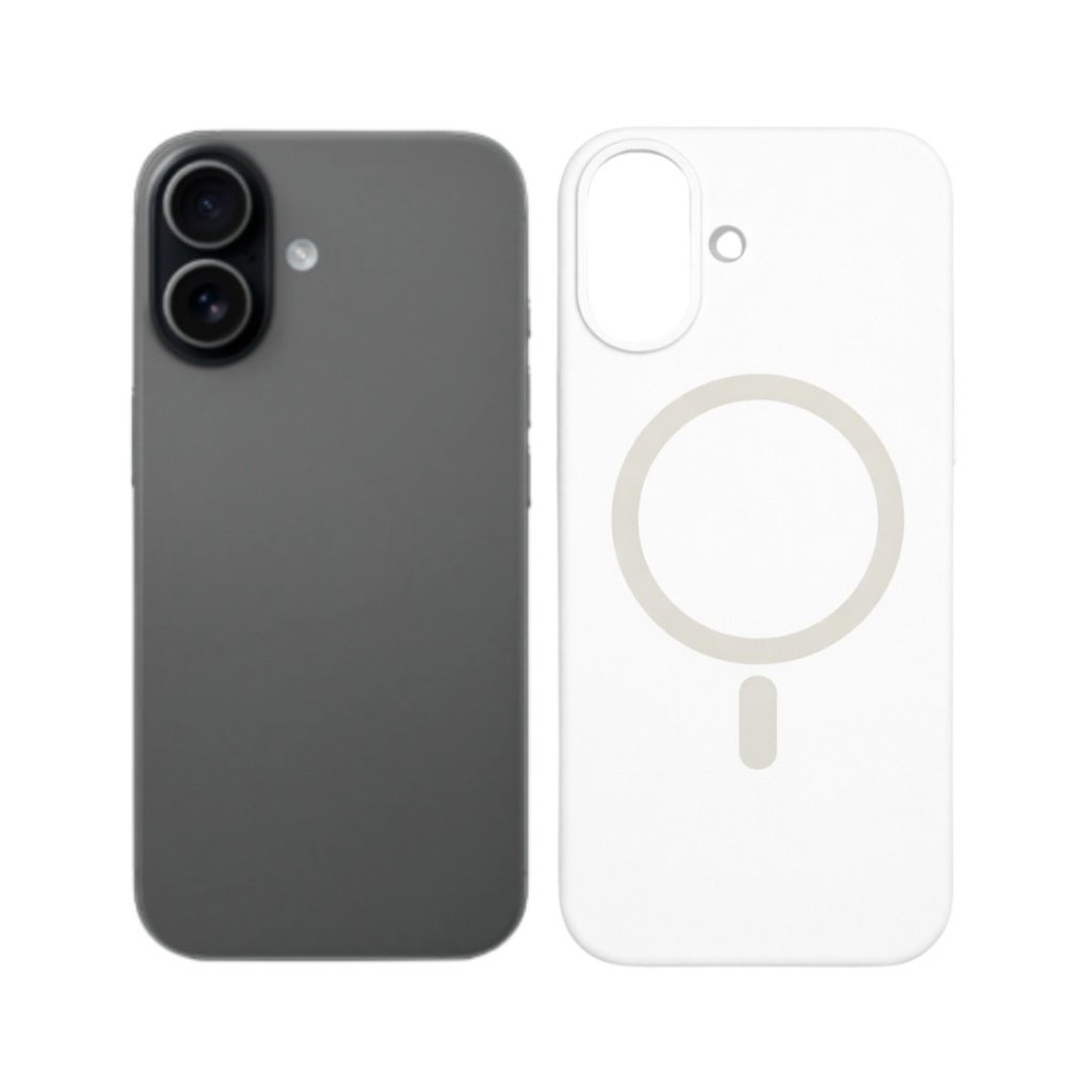 Premium magnetna zaštitna maskica za iPhone 16 Plus - bijela