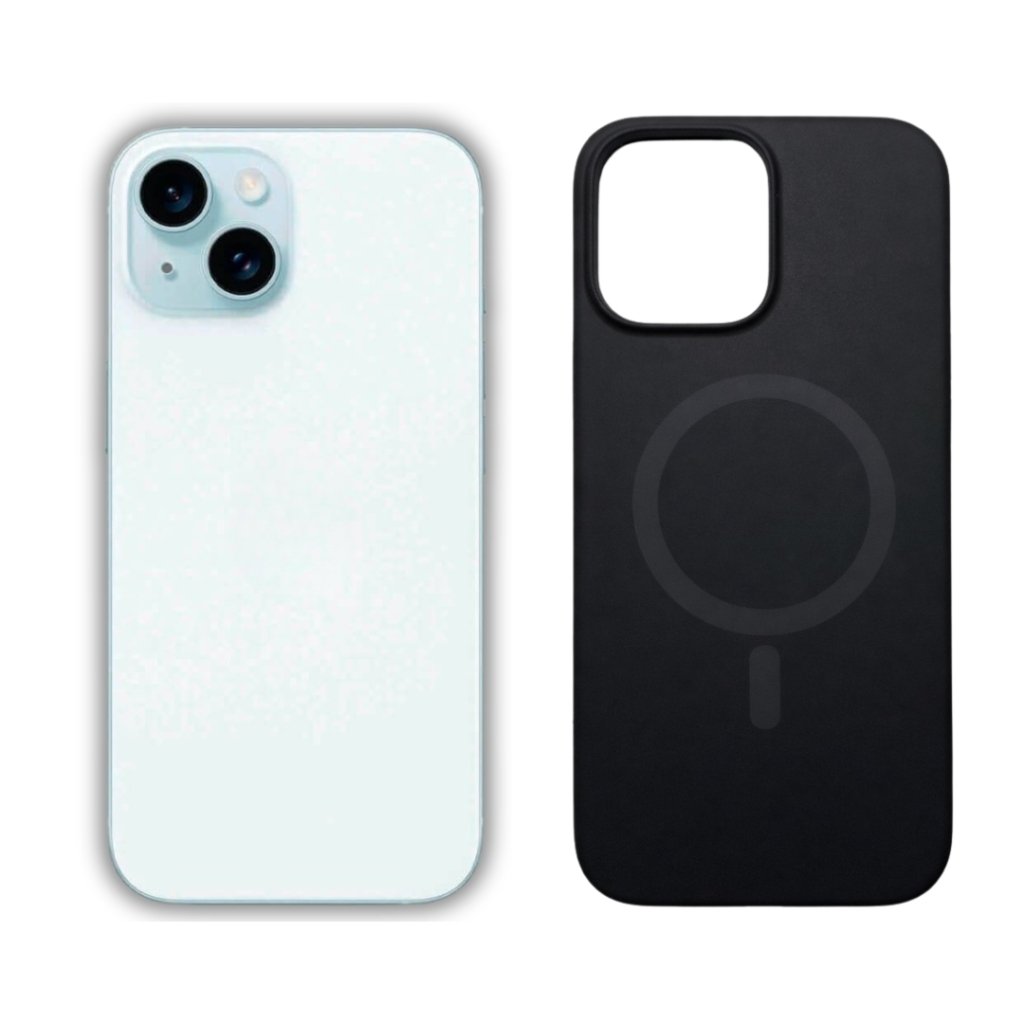 Premium magnetna zaštitna maskica za iPhone 15 - crna