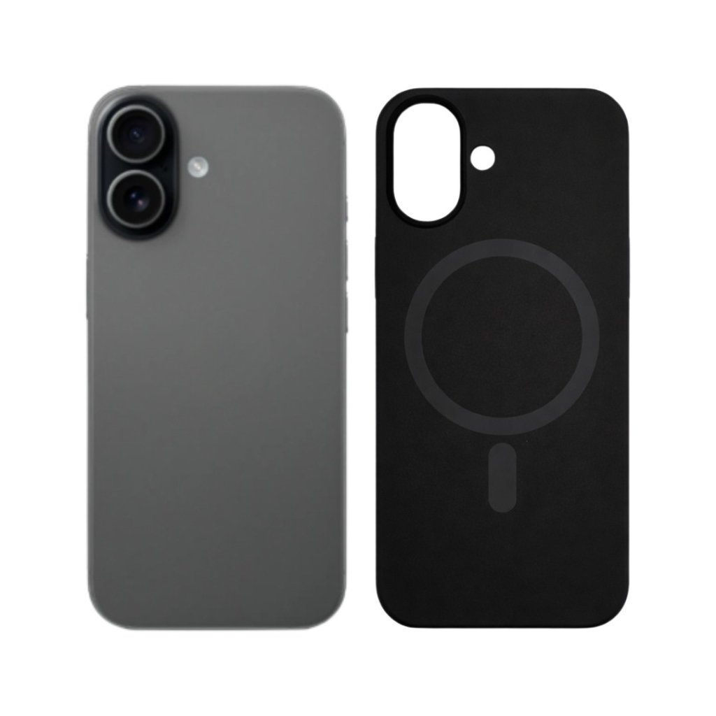 Premium magnetna zaštitna maskica za iPhone 16 Plus - crna