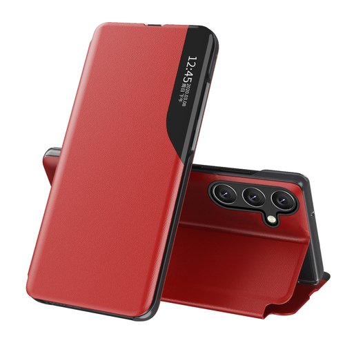 View Case maska s preklopom i funkcijom stalka za Samsung Galaxy A56 – crvena