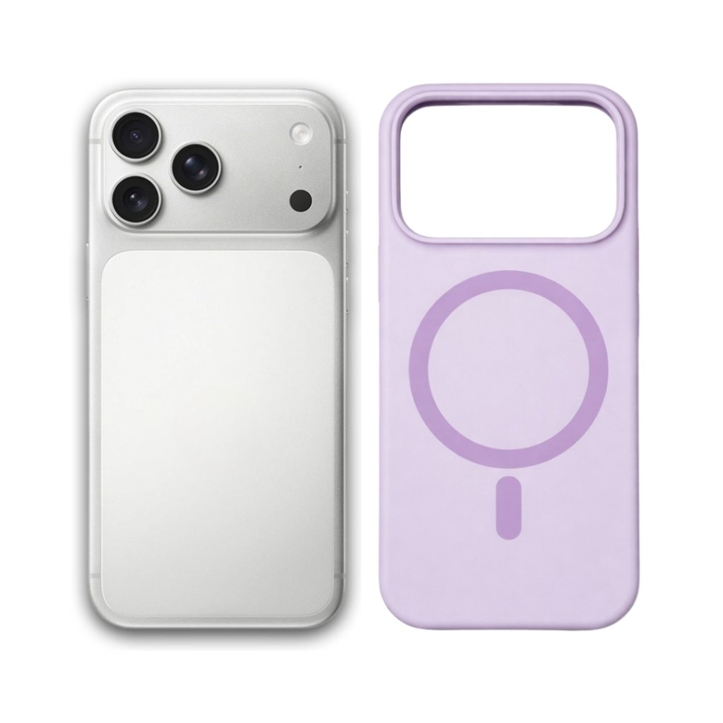 Premium magnetna zaštitna maskica za iPhone 17 Pro - svijetlo ljubičasta