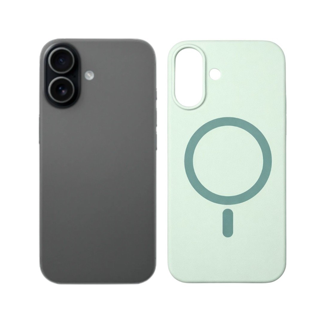 Premium magnetna zaštitna maskica za iPhone 17 - mint