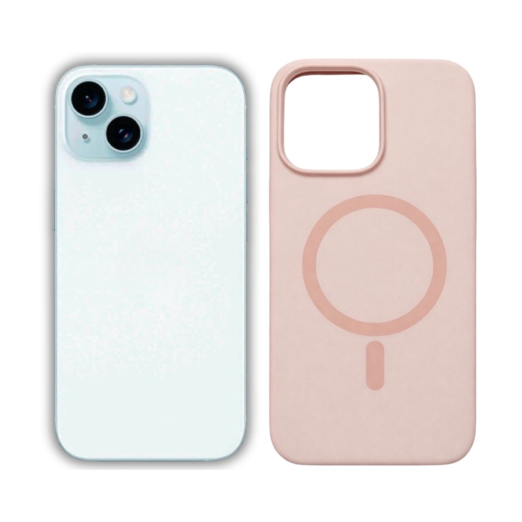 Premium magnetna zaštitna maskica za iPhone 15 - roza