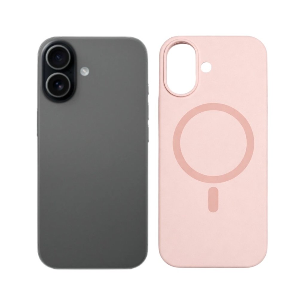 Premium magnetna zaštitna maskica za iPhone 17 - svijetlo roza