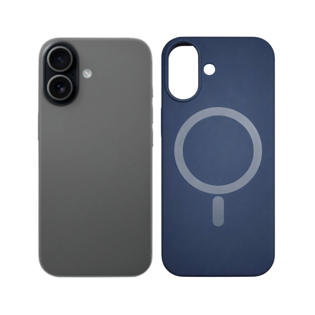 Premium magnetna zaštitna maskica za iPhone 16 Plus - tamno plava