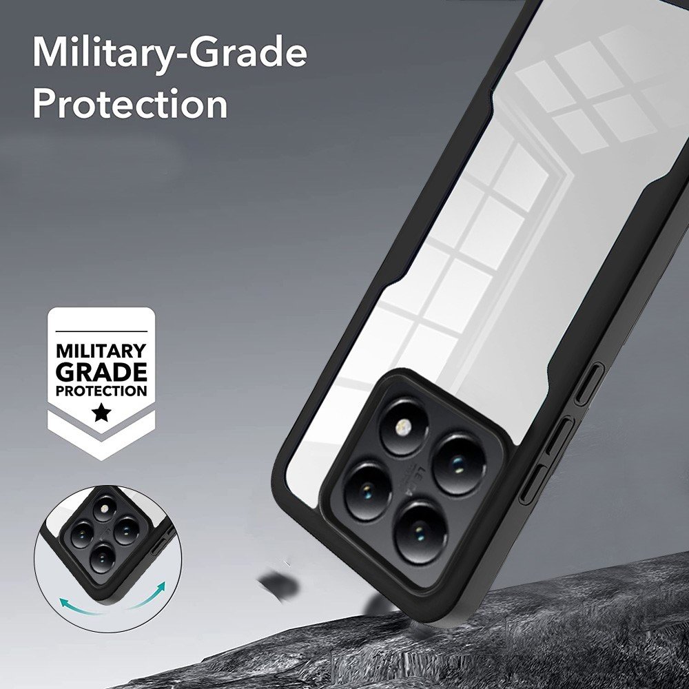 Full Body cover maskica za Xiaomi 14T - crna - Slika 7