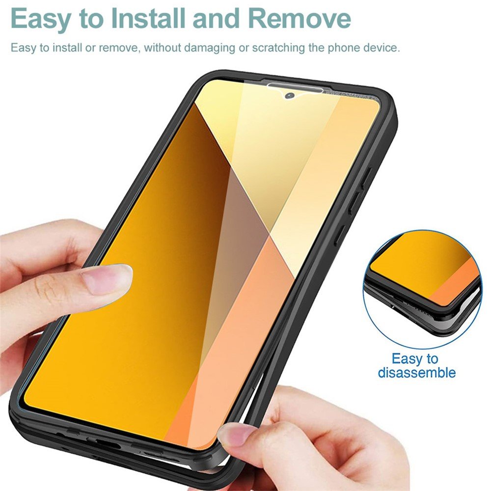 Full Body cover maskica za Xiaomi 14T - crna - Slika 4