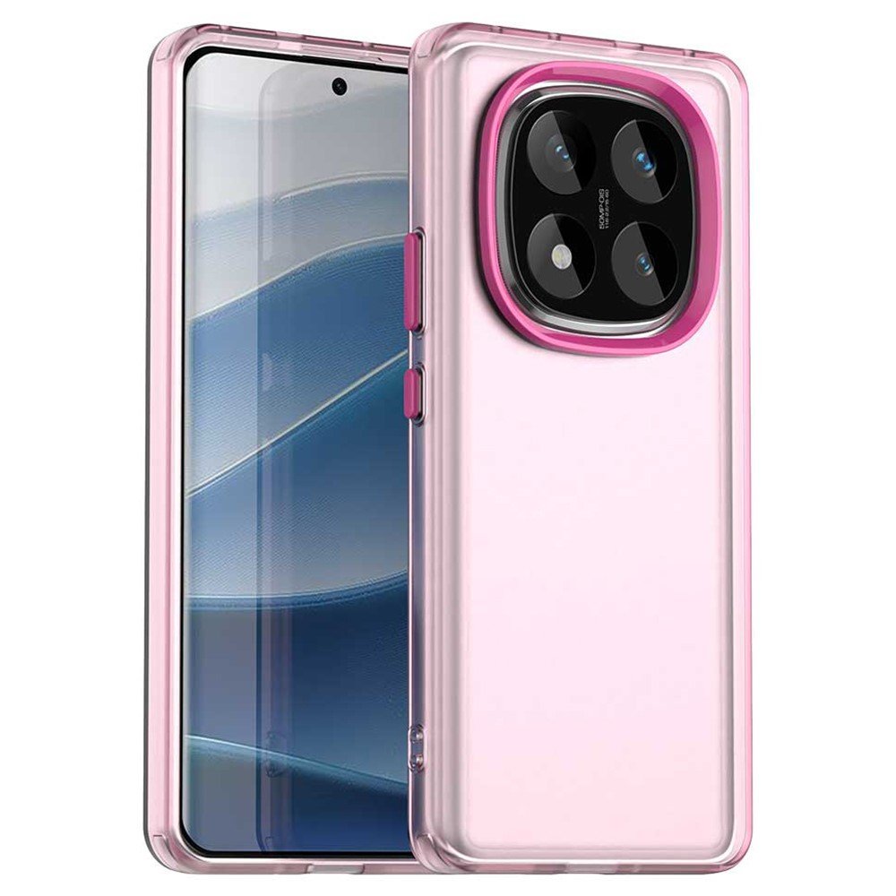 Mat Anti-Drop maskica za Xiaomi Redmi Note 14 Pro - roza