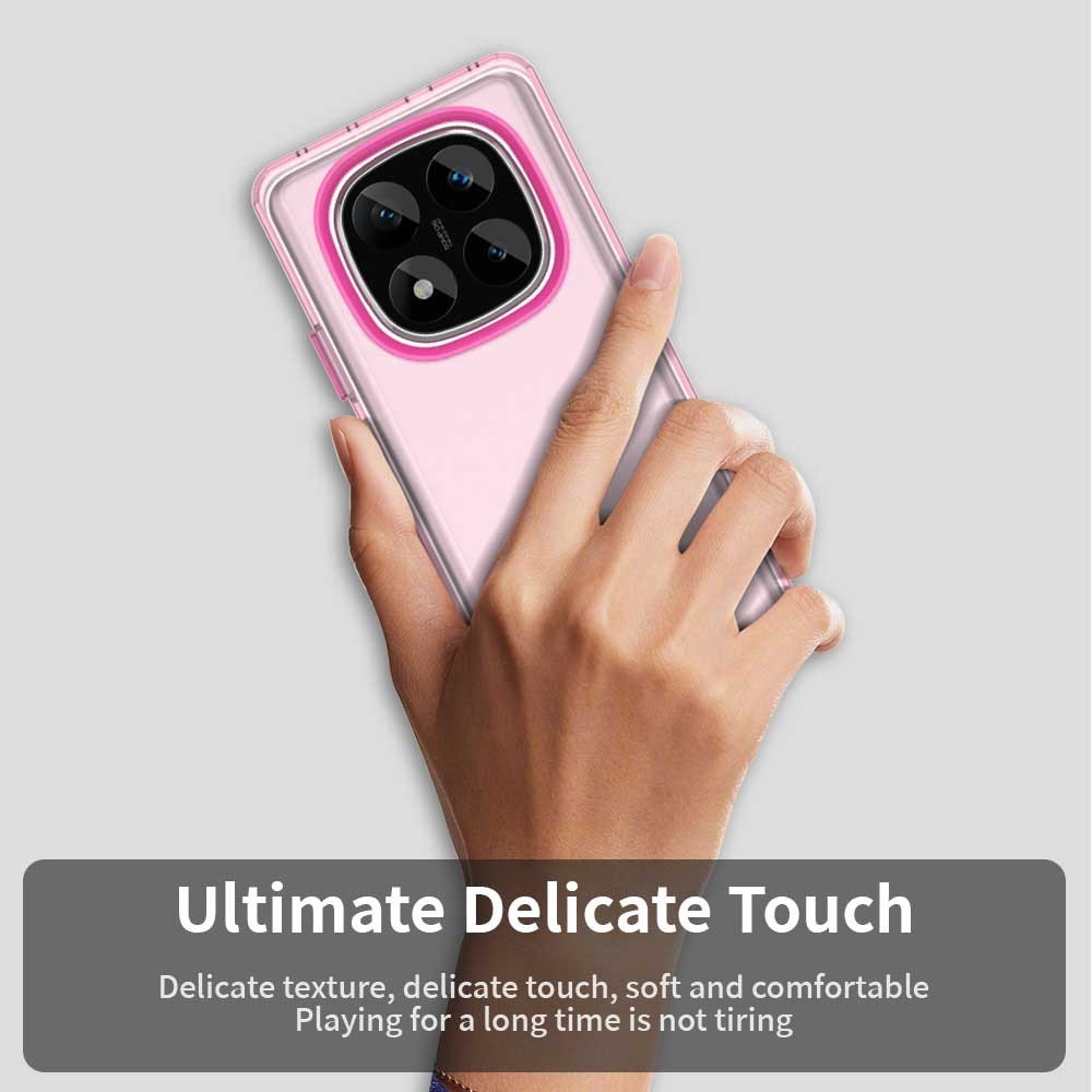 Mat Anti-Drop maskica za Xiaomi Redmi Note 14 Pro - roza - Slika 4