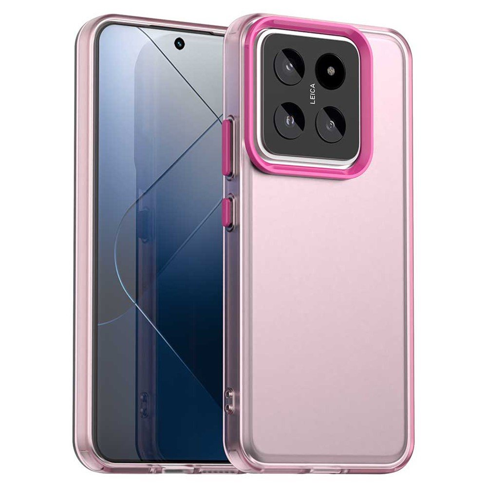 Mat Anti-Drop maskica za Xiaomi 14 - roza