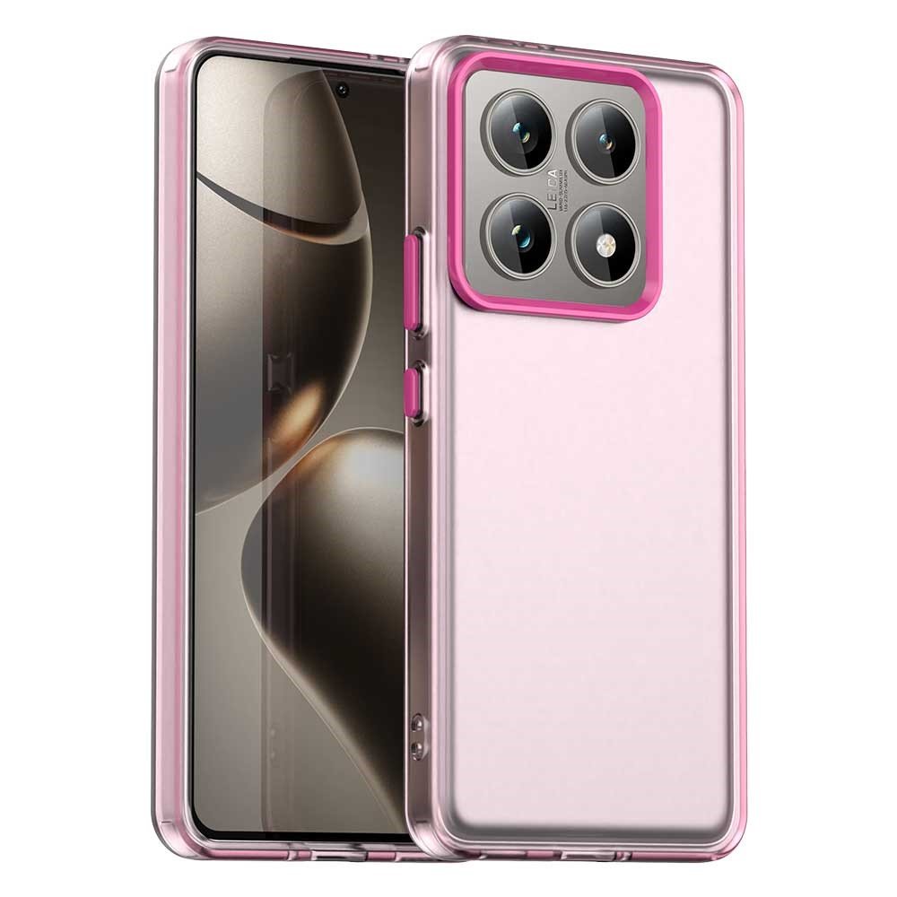 Mat Anti-Drop maskica za Xiaomi 14T Pro - roza