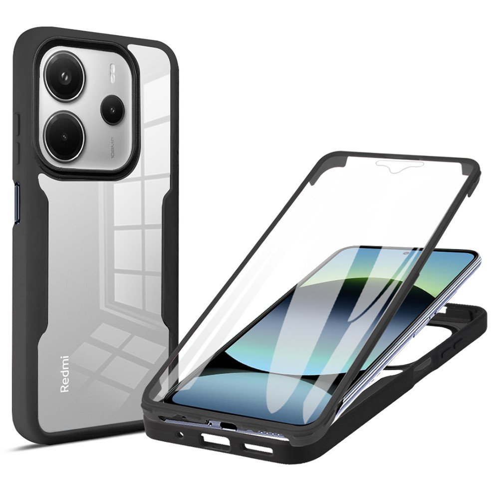 Full Body cover maskica za Xiaomi Redmi Note 14 - crna