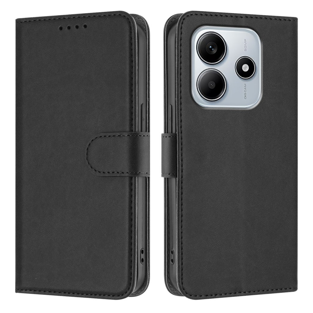 Preklopna wallet maskica za Xiaomi Redmi Note 14 - crna