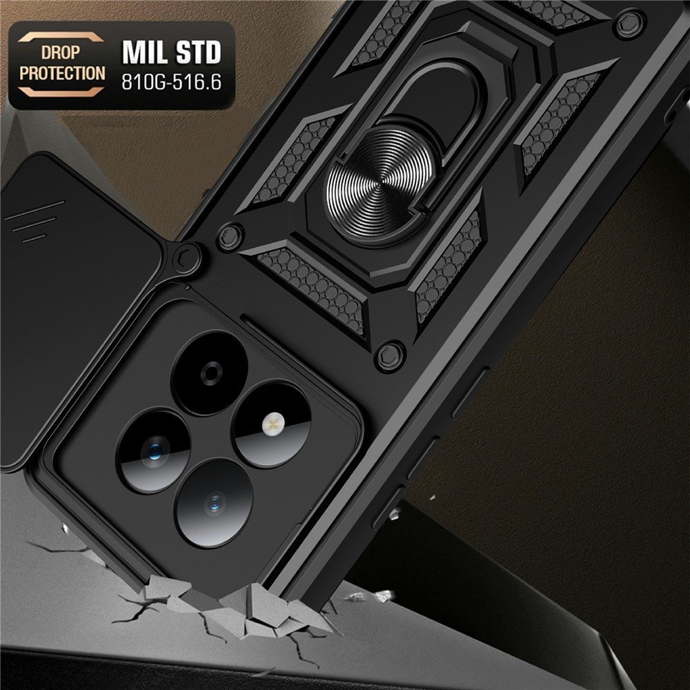 Hybrid Armor Camshield maskica s poklopcem kamere za Xiaomi Redmi Note 15 Pro – plava - Slika 2