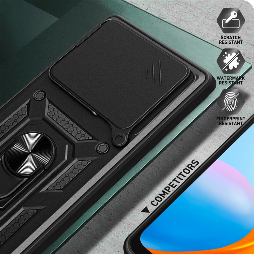 Hybrid Armor Camshield maskica s poklopcem kamere za Xiaomi Redmi Note 15 Pro – plava - Slika 6