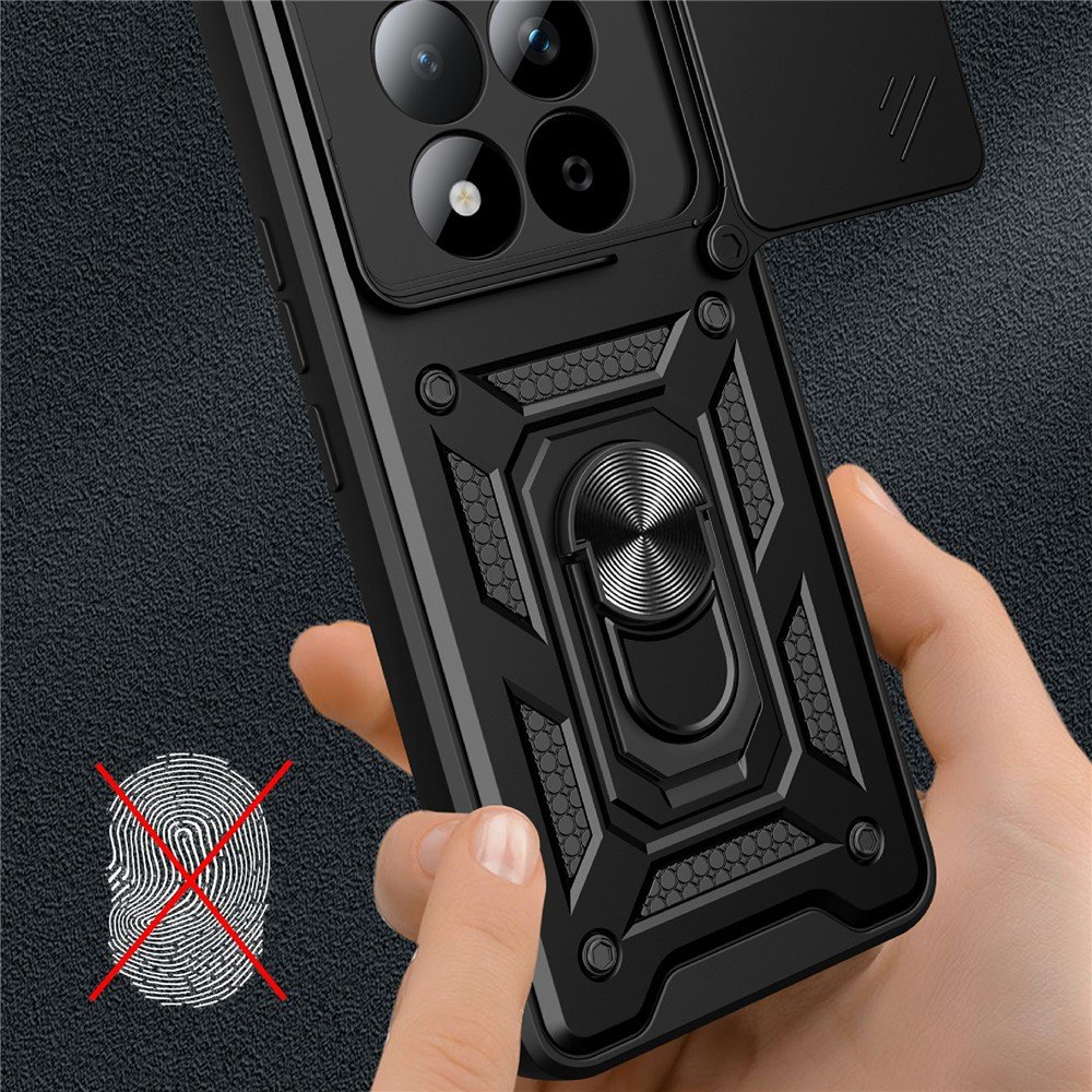 Hybrid Armor Camshield maskica s poklopcem kamere za Xiaomi Redmi Note 15 Pro – plava - Slika 5