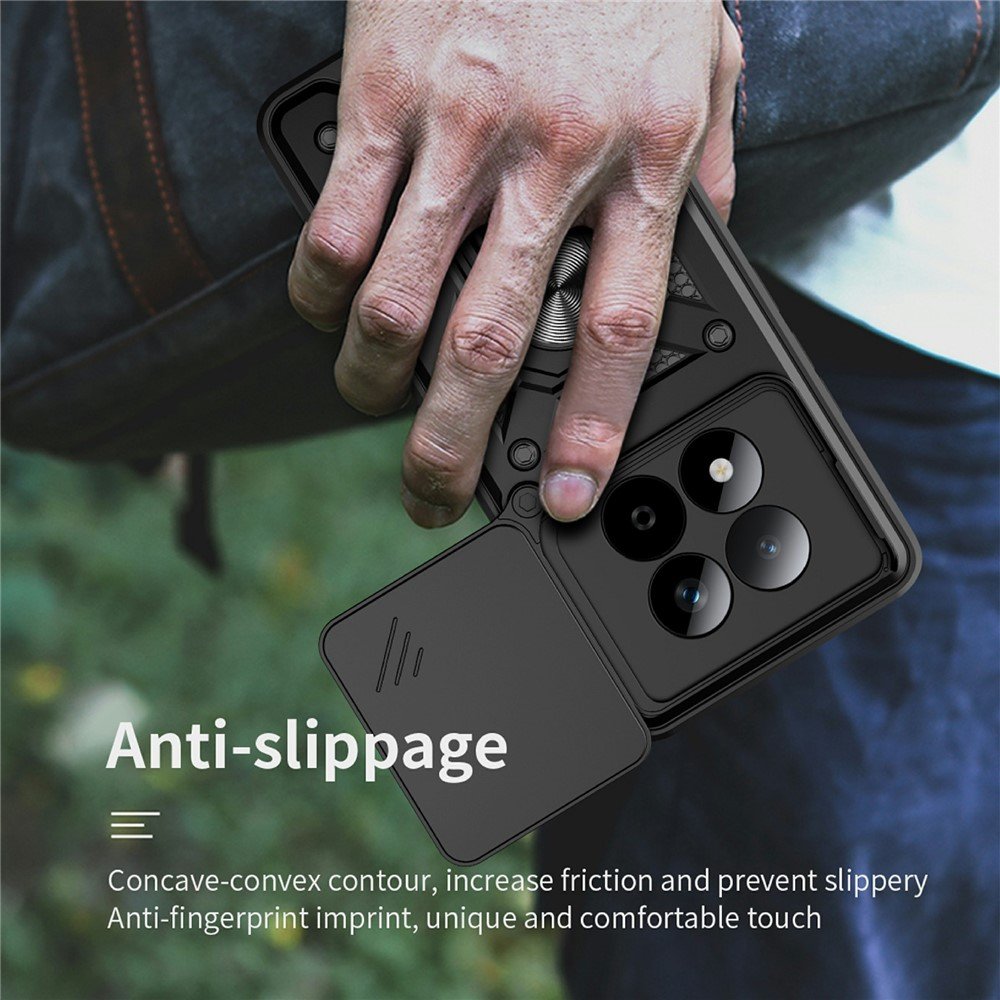 Hybrid Armor Camshield maskica s poklopcem kamere za Xiaomi Redmi Note 15 Pro – plava - Slika 3