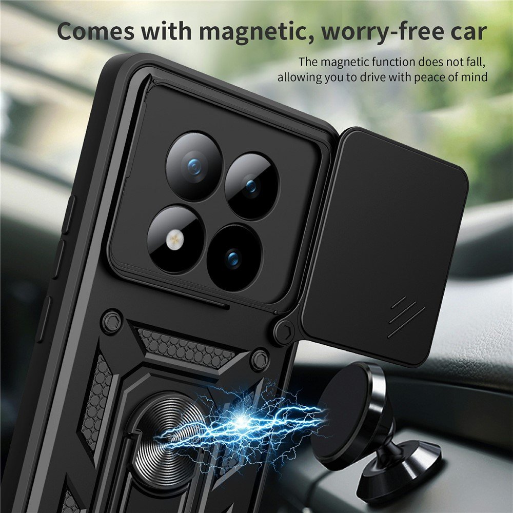 Hybrid Armor Camshield maskica s poklopcem kamere za Xiaomi Redmi Note 15 Pro + – plava - Slika 8