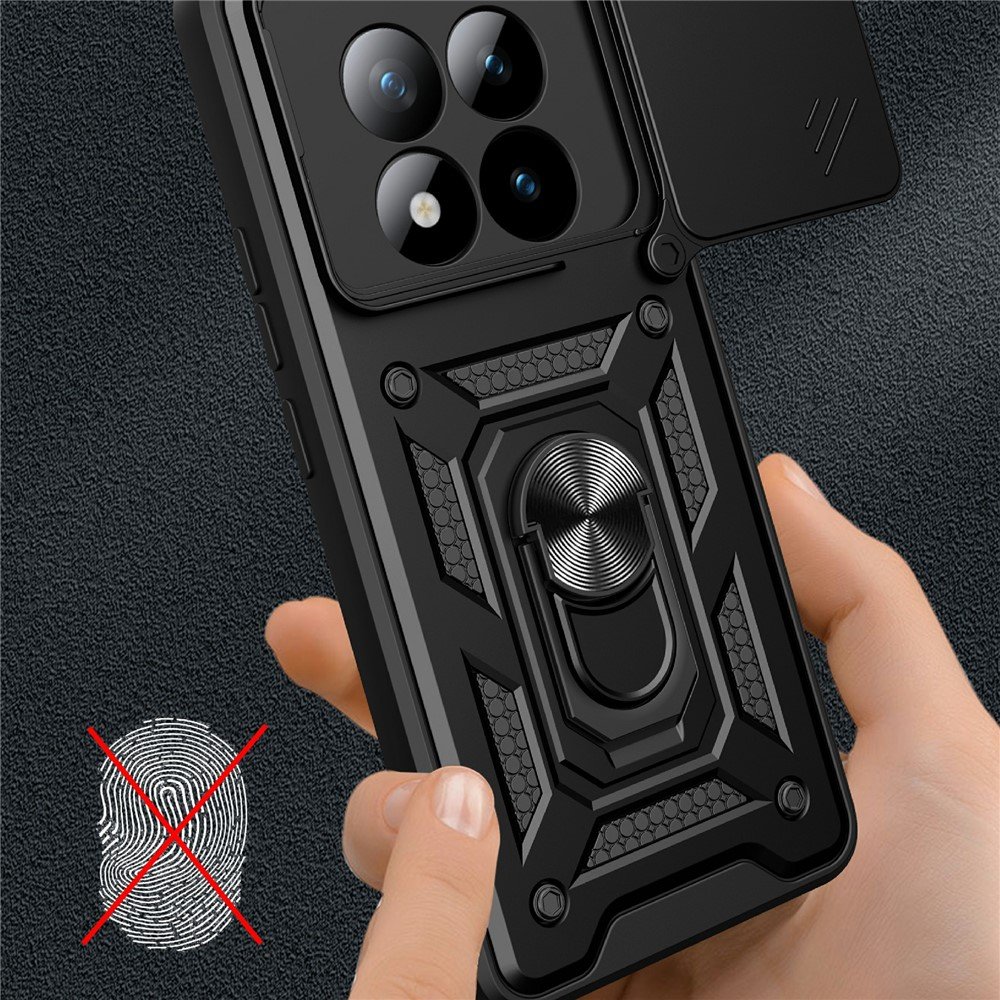 Hybrid Armor Camshield maskica s poklopcem kamere za Xiaomi Redmi Note 15 Pro + – plava - Slika 10