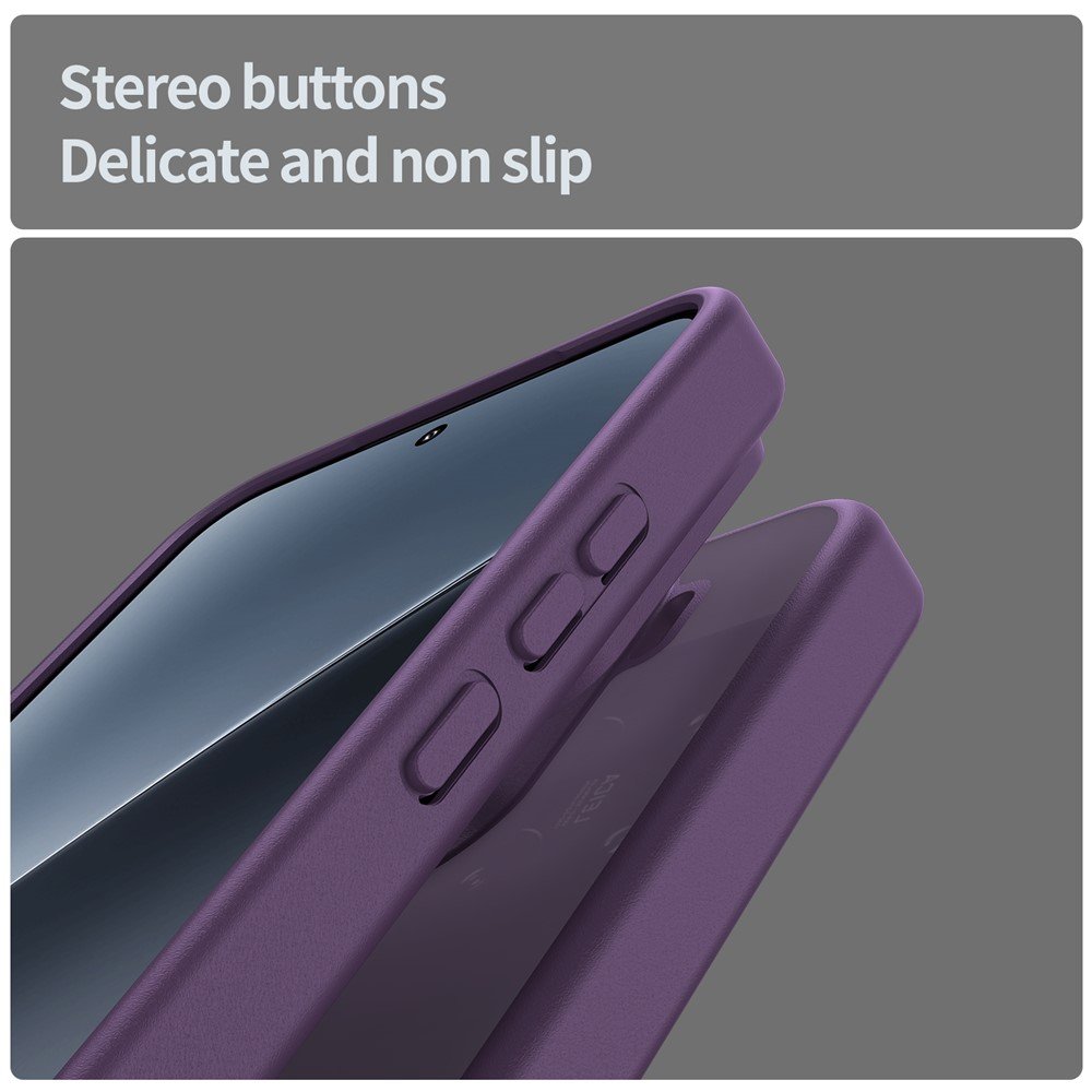Mat prozirna maskica za Xiaomi 15 - ljubičasta - Slika 6