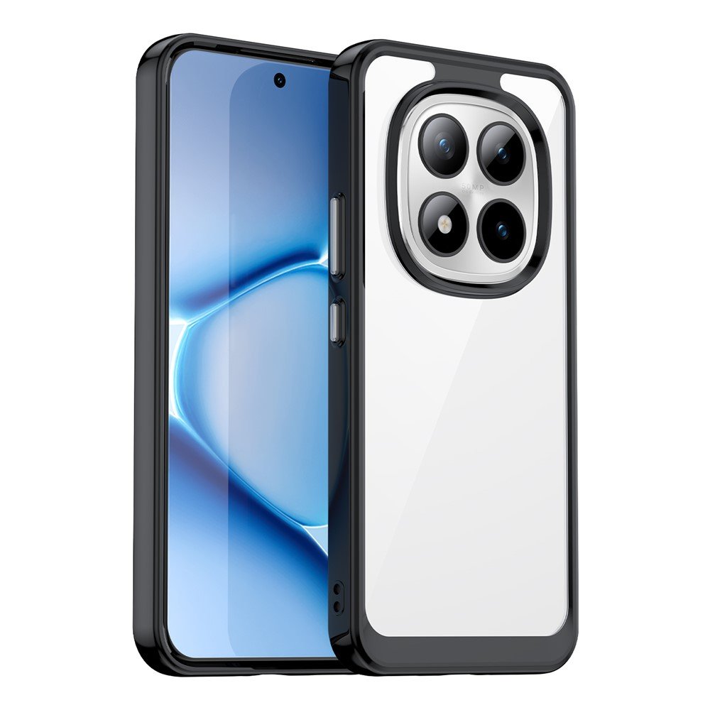 Outer space prozirna maskica s crnim gel okvirom za Xiaomi Redmi Note 15 Pro+