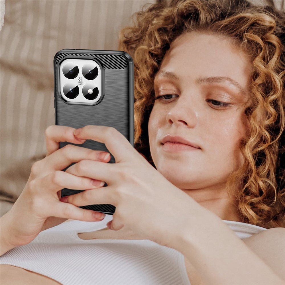 Carbon maskica za Xiaomi 15T - crna - Slika 4