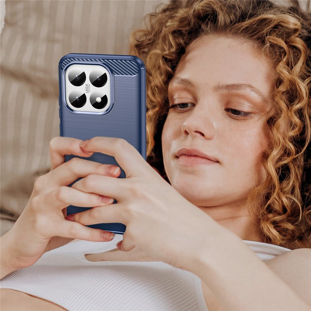 Carbon maskica za Xiaomi 15T - plava - Slika 7