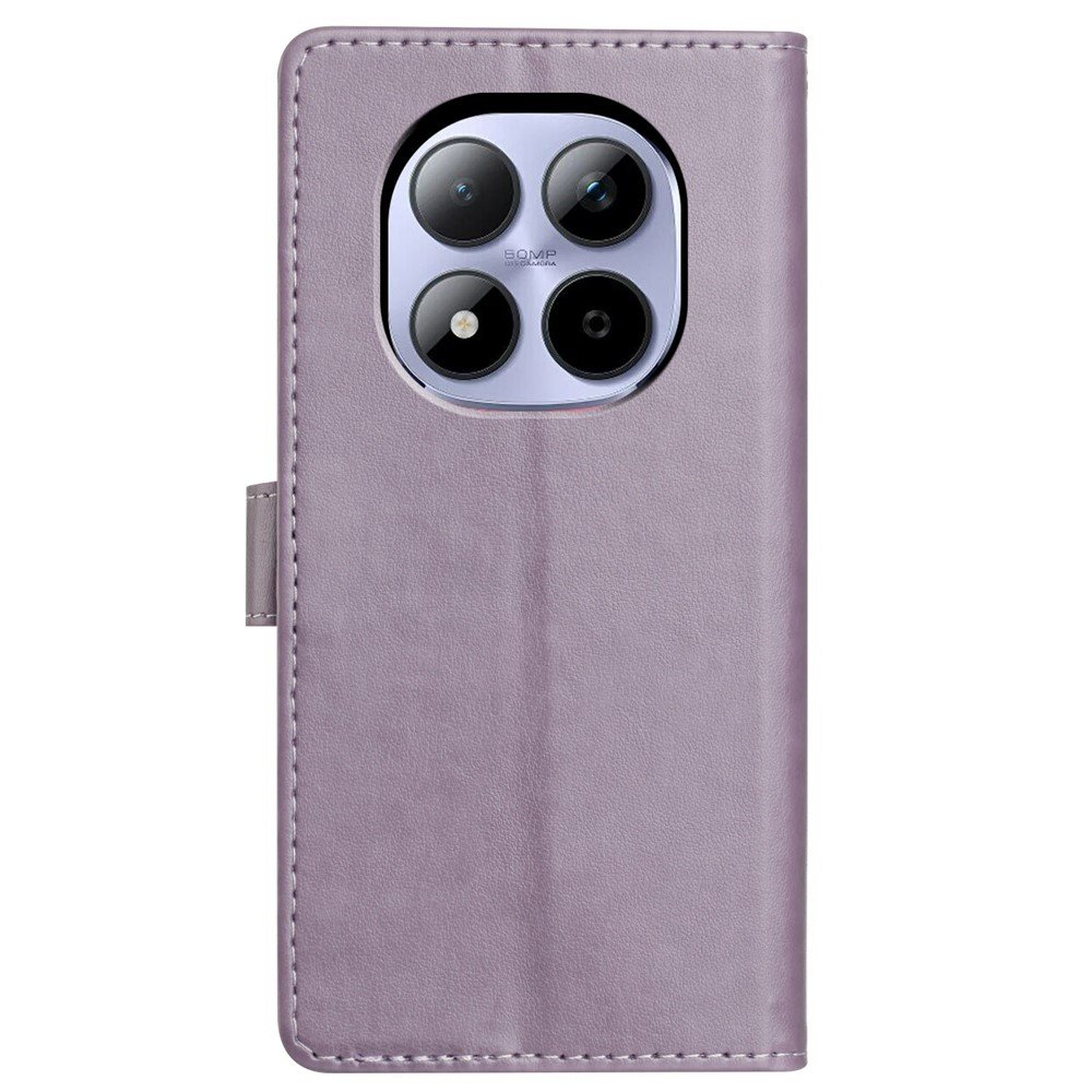 Preklopna wallet maskica za Xiaomi Redmi Note 15 Pro - ljubičasta - Slika 2