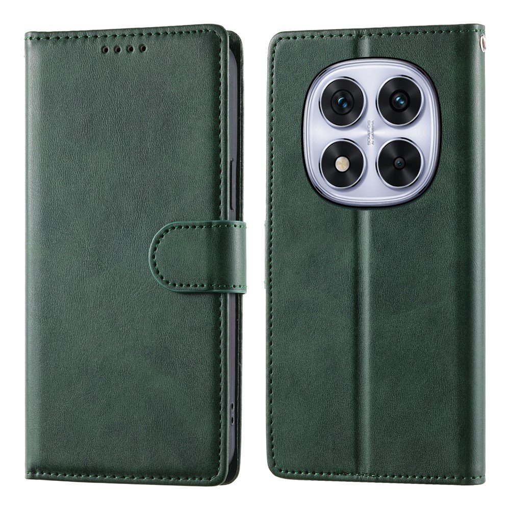 Preklopna wallet maskica za Xiaomi Redmi Note 14 Pro - zelena