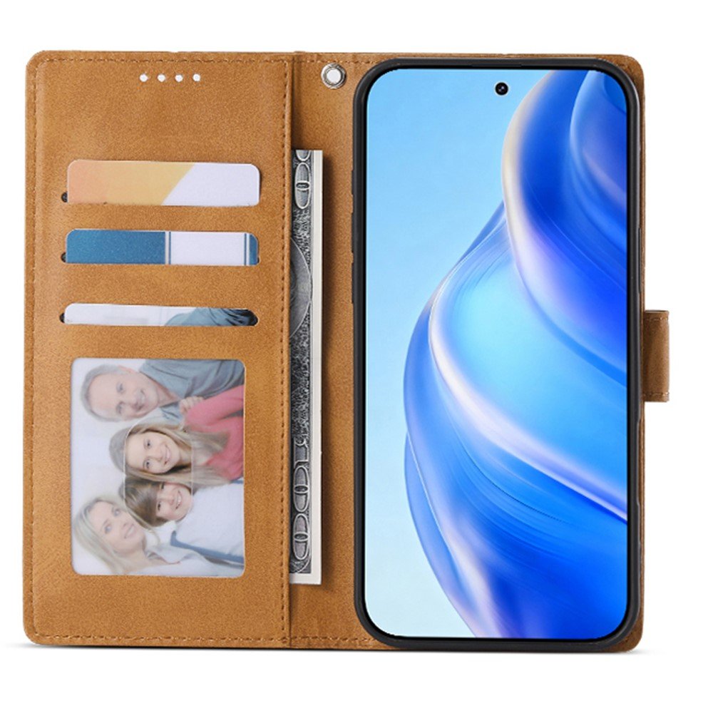 Preklopna wallet maskica za Xiaomi Redmi Note 15 Pro+ - smeđa - Slika 6