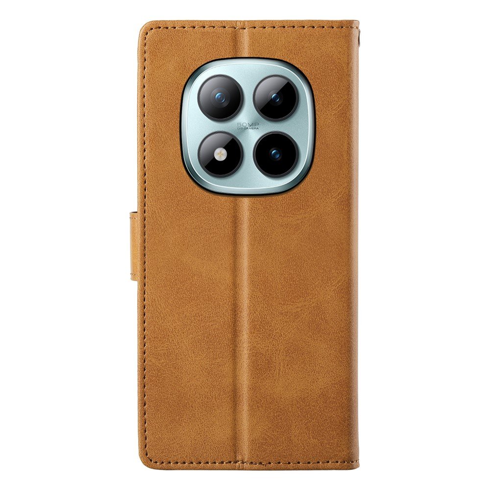 Preklopna wallet maskica za Xiaomi Redmi Note 15 Pro+ - smeđa - Slika 2