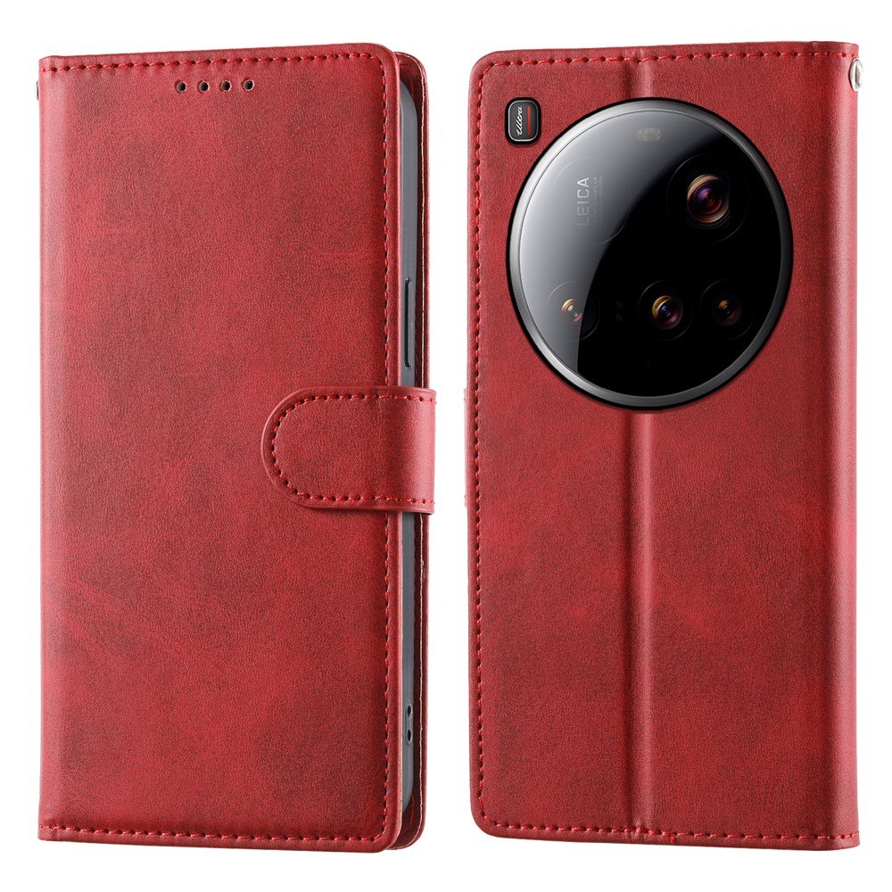 Preklopna wallet maskica za Xiaomi 15 Ultra - crvena