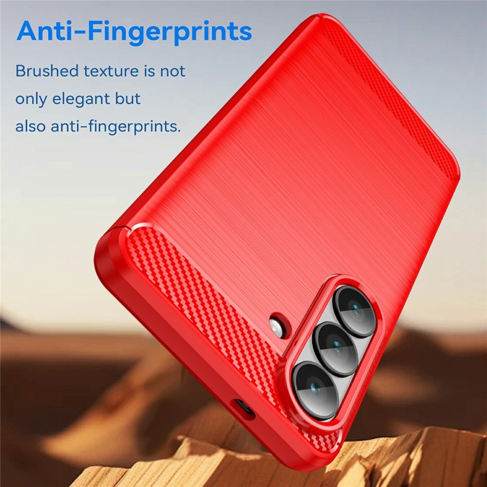 Karbonska maskica za Samsung S26 - crvena - Slika 4