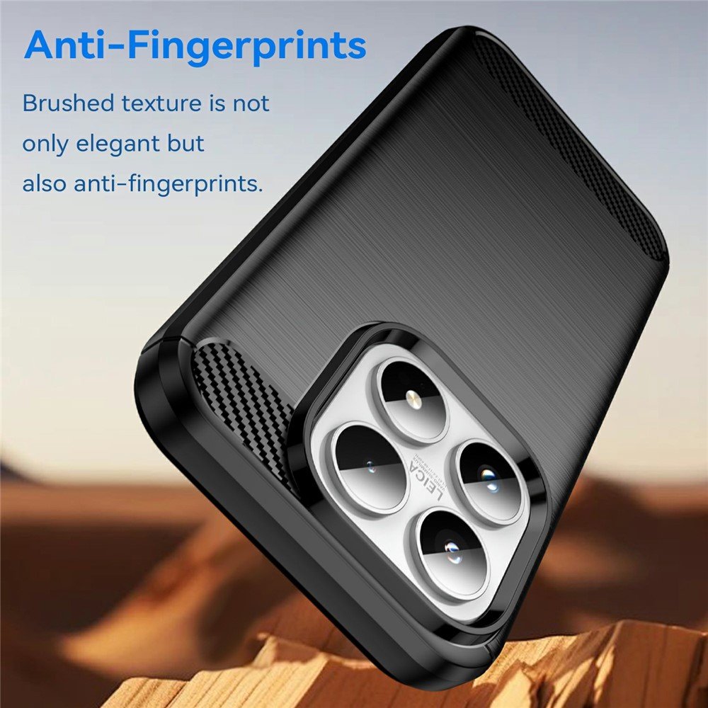 Carbon maskica za Xiaomi 17 - crna - Slika 2