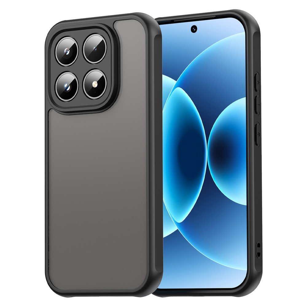 Mat prozirna maskica za Xiaomi 17 - crna