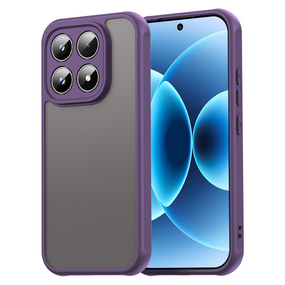 Mat prozirna maskica za Xiaomi 17 - ljubičasta