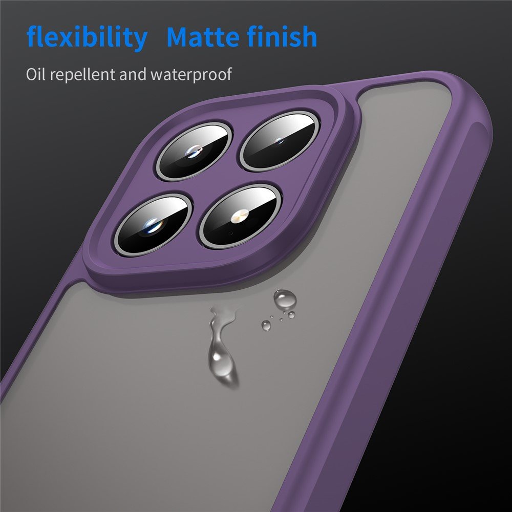 Mat prozirna maskica za Xiaomi 17 - ljubičasta - Slika 3