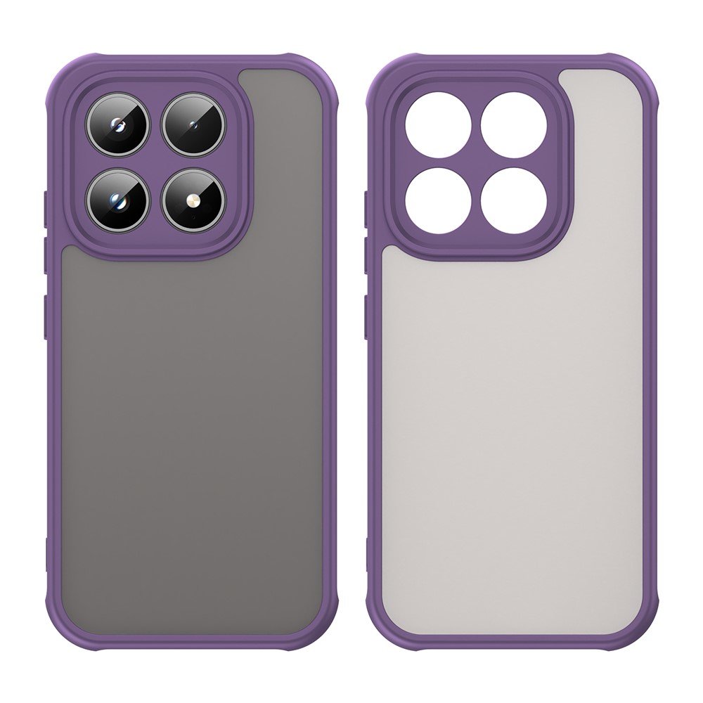 Mat prozirna maskica za Xiaomi 17 - ljubičasta - Slika 2