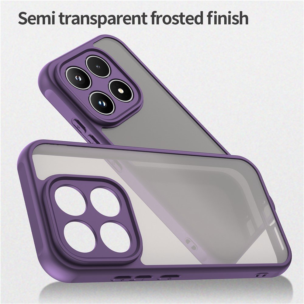 Mat prozirna maskica za Xiaomi 17 - ljubičasta - Slika 7