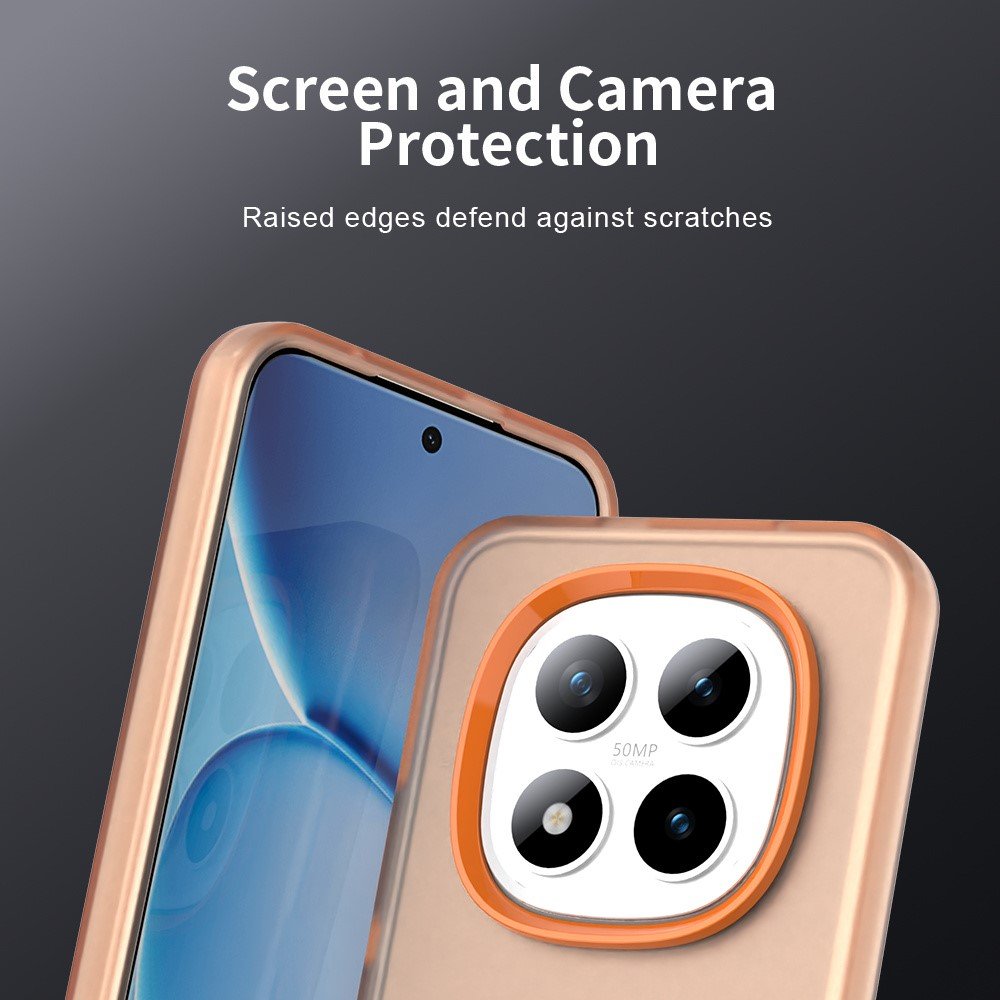 Mat Anti Drop maskica za Xiaomi Redmi Note 15 Pro+ - narančasta - Slika 3