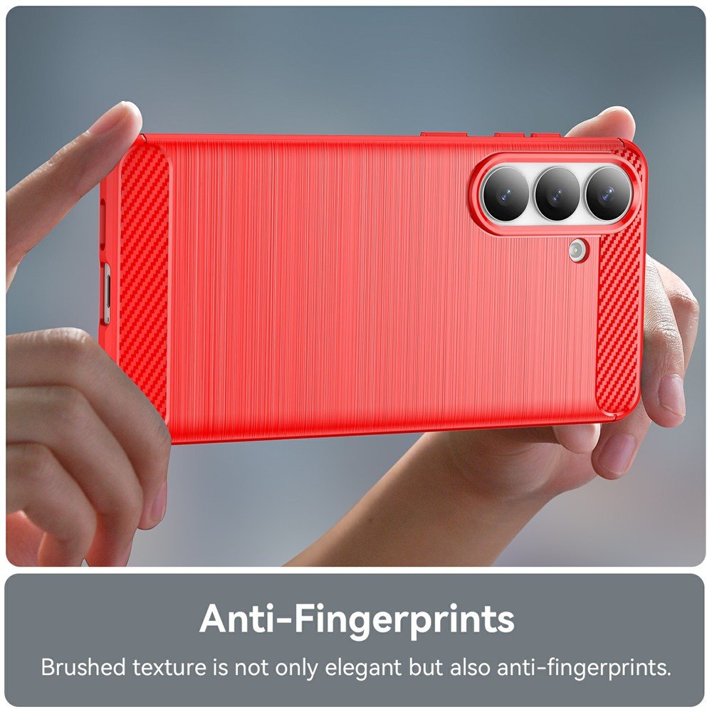 Karbonska maskica za Samsung S26+ - crvena - Slika 6