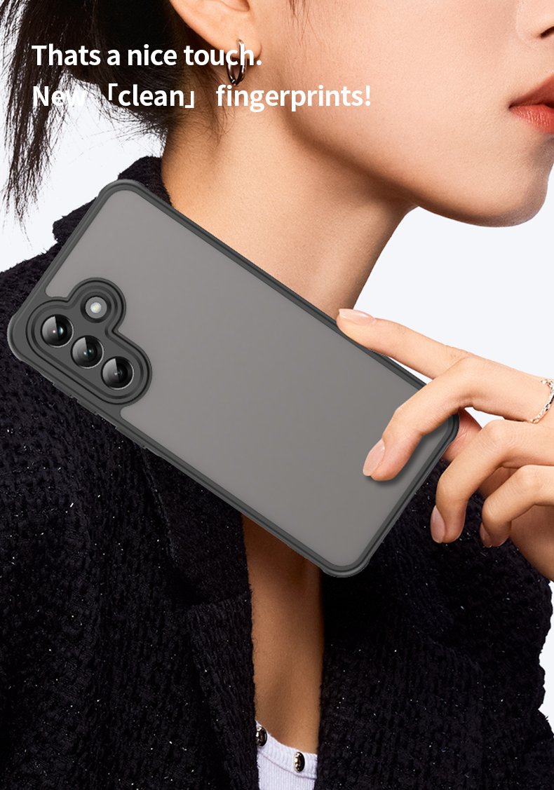 Mat prozirna maskica za Samsung A37 - crna - Slika 9