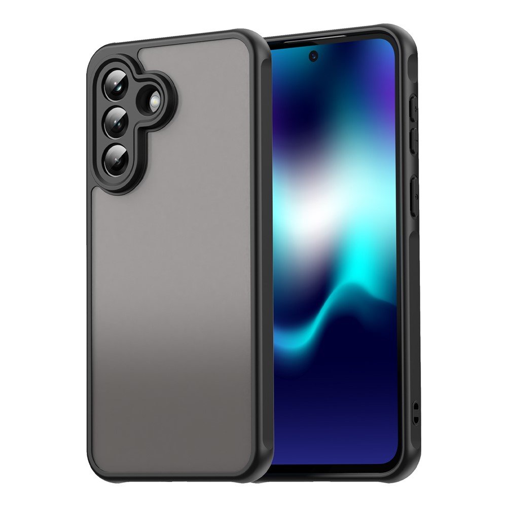 Mat prozirna maskica za Samsung A37 - crna