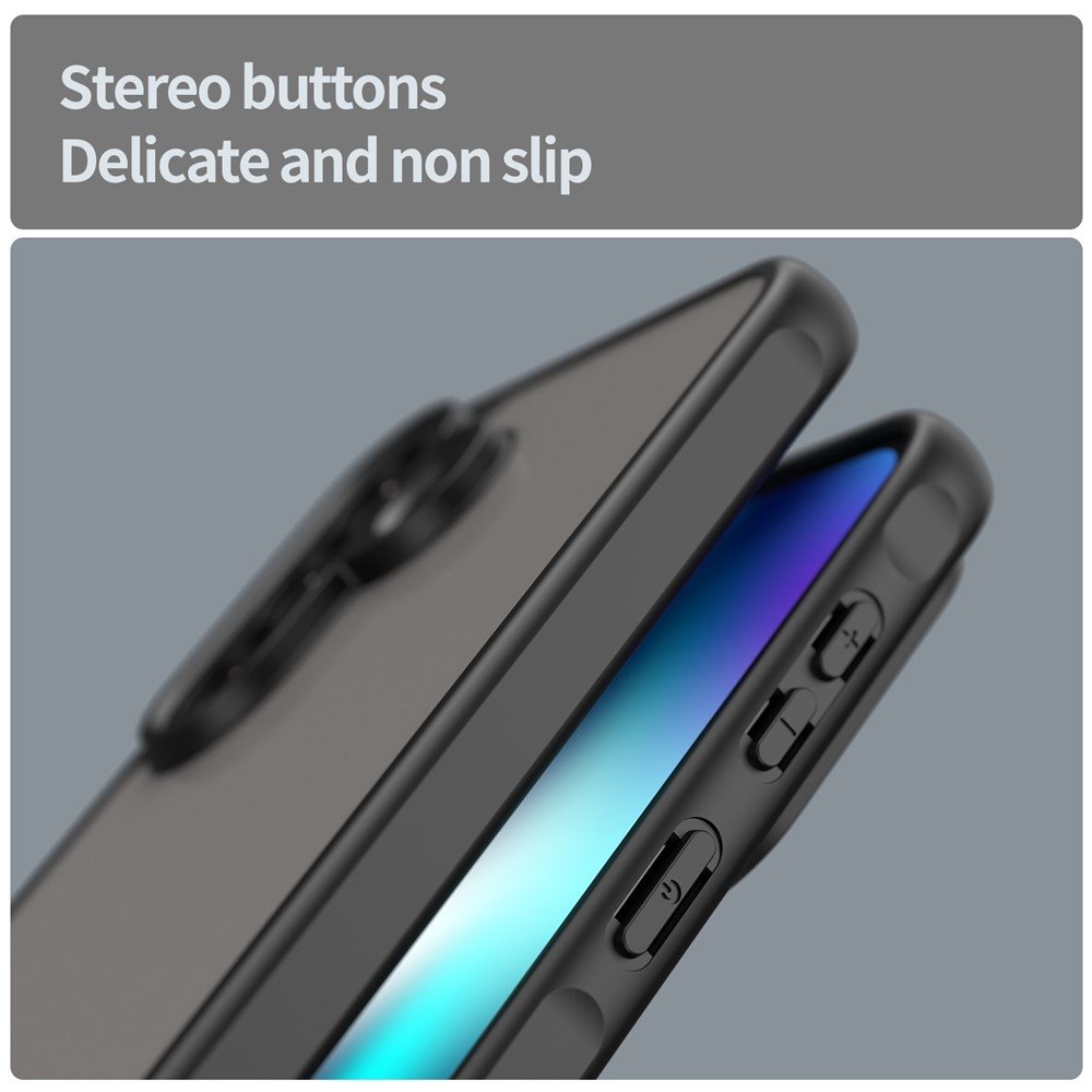 Mat prozirna maskica za Samsung A37 - crna - Slika 20