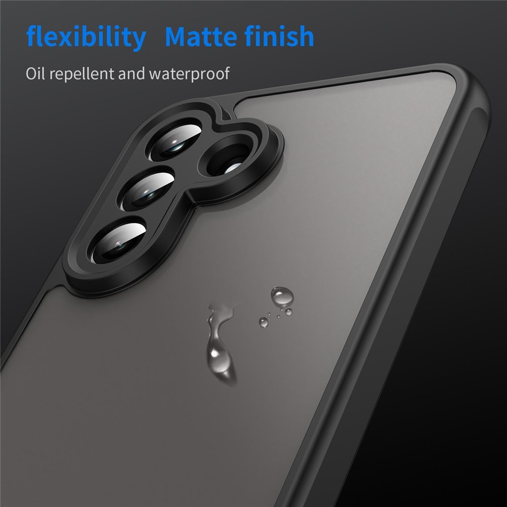 Mat prozirna maskica za Samsung A37 - crna - Slika 17