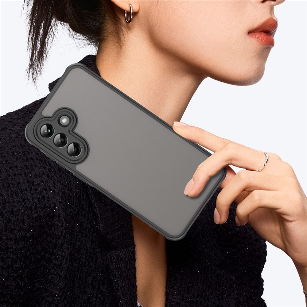 Mat prozirna maskica za Samsung A37 - crna - Slika 16