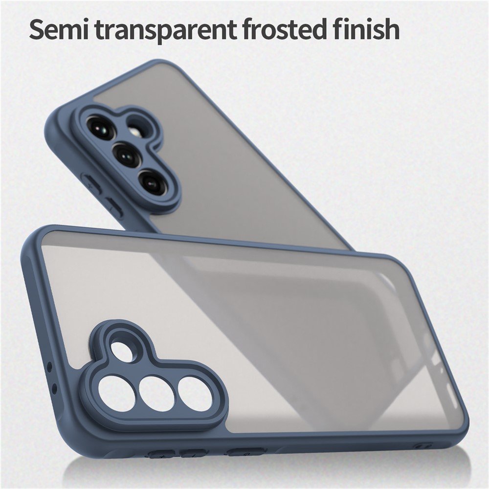 Mat prozirna maskica za Samsung A37 - plava - Slika 5