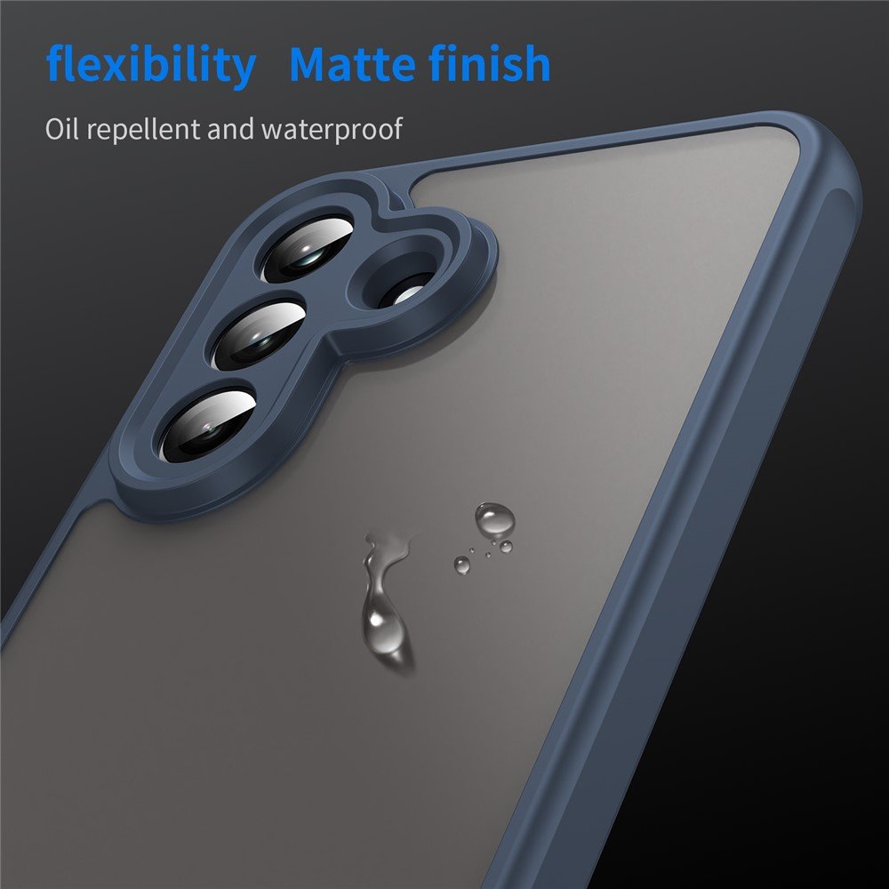 Mat prozirna maskica za Samsung A37 - plava - Slika 8