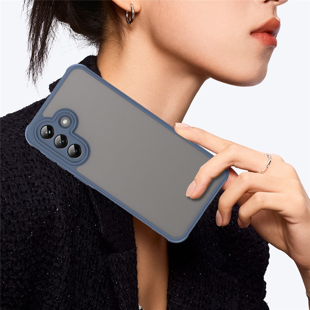 Mat prozirna maskica za Samsung A37 - plava - Slika 7