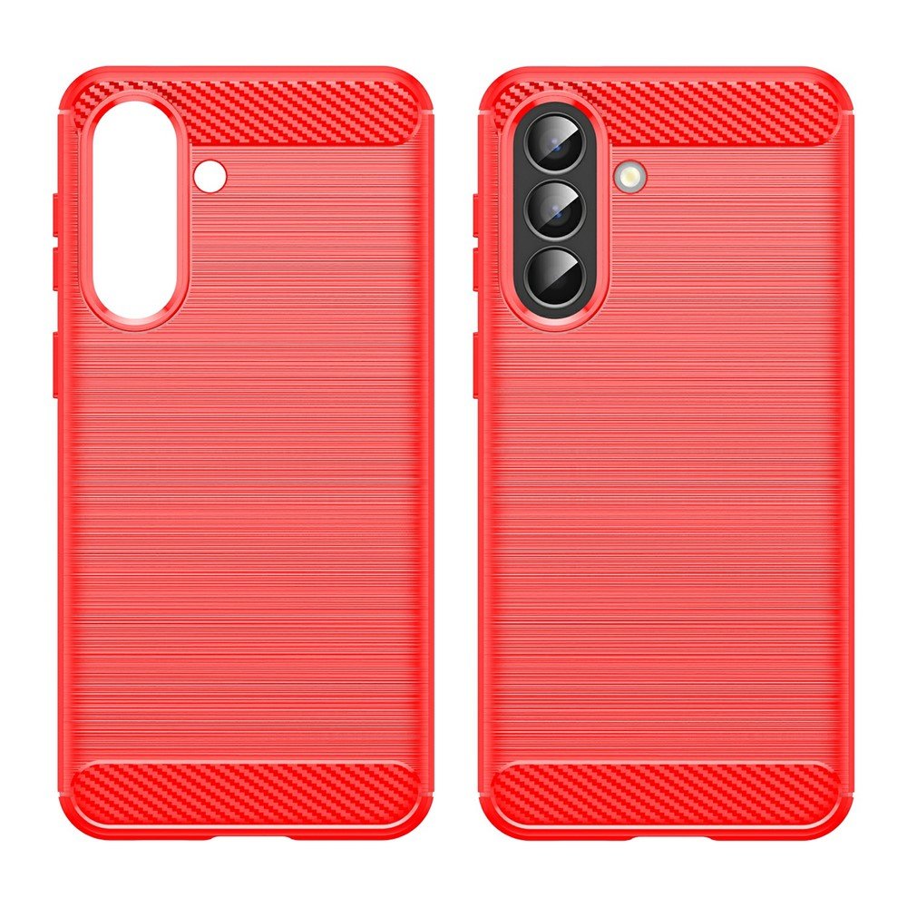 Carbon maskica za Samsung Galaxy A57 – crvena - Slika 2